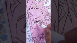 Drawing Gojo VS Sukuna 😲 from Jujutsu Kaisen || Part 2 #shorts #gojo #sukuna #jujutsukaisen
