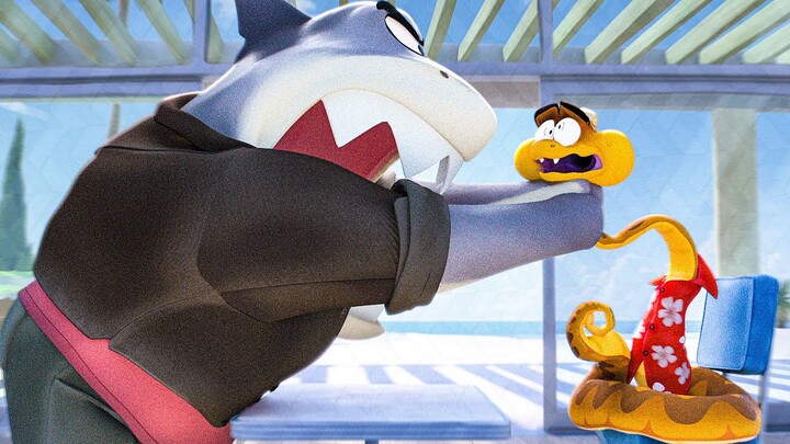 THE BAD GUYS Movie Clip - Mr. Shark Eats Mr. Snake! (2022)