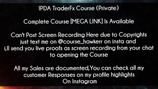 IPDA TraderFx Course (Private) Course download