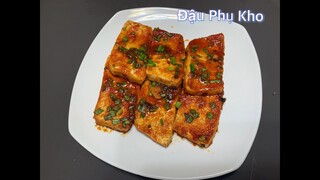 K-món ăn : Đậu Phụ Kho . Học món ăn Hàn Quốc và học tiếng Hàn Quốc( Lex-TV):Braised Pan-fried Tofu