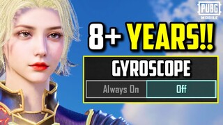 WHAT 8 YEARS OF NO GYRO LOOKS LIKE IN PUBG MOBILE!!