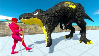 BATMAN T-REX COLORED DEATH RUN