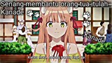 Kanade selalu senyum jika membantu orang tua