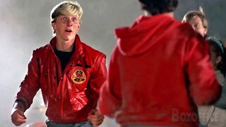 First Fight VS Cobra Kai | The Karate Kid | CLIP