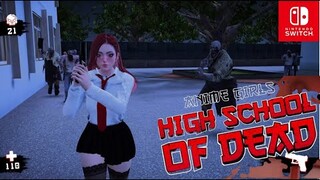 Anime Girls Highschool of Dead Full Gameplay on Nintendo Switch Oled Full Gameplay 1080p