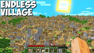 I found this ENDLESS VILLAGE Dungeon in Minecraft !!! Secret Infinity Treasure Challenge !!!