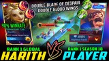 Double BOD vs. Double Blood Wings! 10k Points Rank 1 Player S18 vs. 90% Winrate Rank 1 Global Harith
