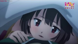 Megumin duerme con Kazuma/Momentos Romanticos del Anime