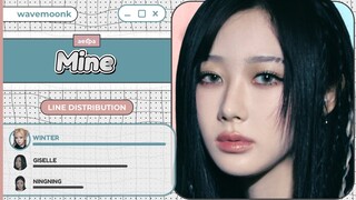 aespa 'Mine' (Line Distribution)