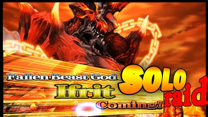 BEST WAY TO SOLO IFRIT ft. FT WAIFU's | GRAND SUMMONERS