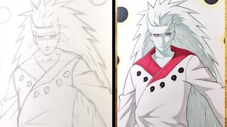 How to Draw Madara Sage of Six Paths - [Naruto]