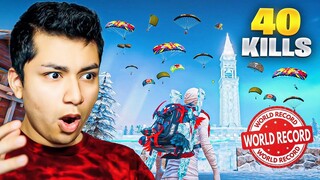 ROLEX REACTS to NEW WORLD RECORD (WINTER THEME MODE) | PUBG MOBILE