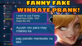 FANNY FAKE WINRATE PRANK ||MLBB NEW UPDATE (LT TO)