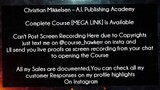 Christian Mikkelsen Course A.I. Publishing Academy Download