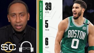 ESPN' backlash Celtics take 3-0 series lead as Jayson Tatum's 39 points powers Boston to 109-103 win