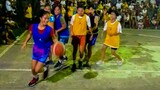 Girl's basketball game exhibition match
