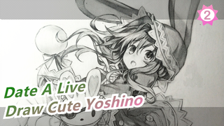 [Date A Live] Draw Cute Yoshino with Pencil_2