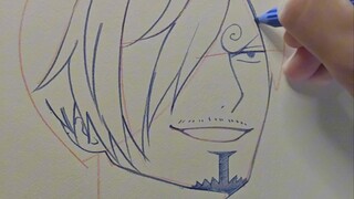 Tôi sẽ hướng dẫn bạn cách vẽ Sanji bằng cách lắc nó trước khi vẽ