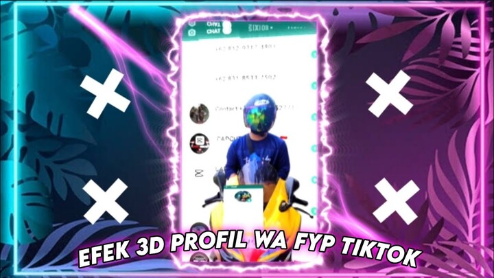 PRESET AM DIBAWAH 5 MB | EFEK 3D PROFIL WA 🎶 PAKEK FOTO 📸 FYP TIKTOK