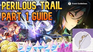 Perilous Trail Day 1 Event Guide (FREE BOW & PRIMOGEMS) - Genshin Impact 2.7