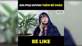 Khi phụ huynh thèm bế cháu