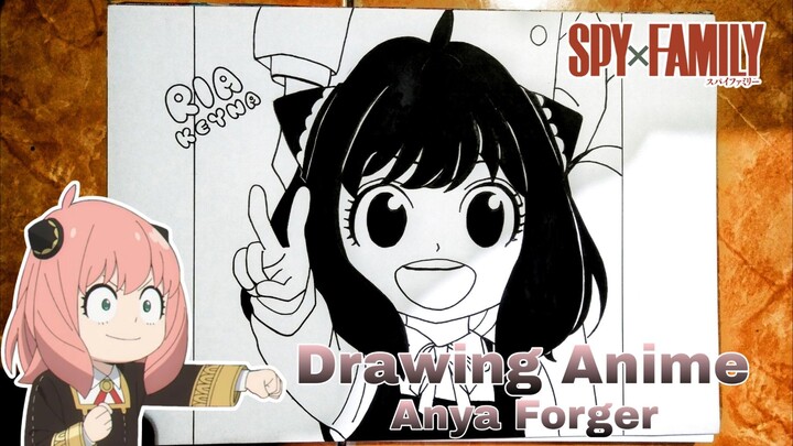 Drawing Anime with Ria Keyna |Anya Forger|