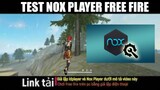 Test và Setting giả lập Nox player chơi free fire trên pc