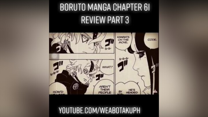 Boruto manga chapter 61 review part 3 naruto weabotaku fyp boruto borutomanga kawaki