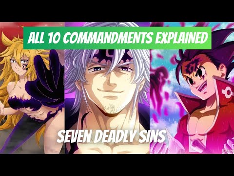 Ten Commandments Seven Deadly Sins  Rank Power  More