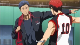 黒子のバスケ | Kagami was scared while facing the beast Aomine! 獣青峰と対峙しながら鏡は怖かった