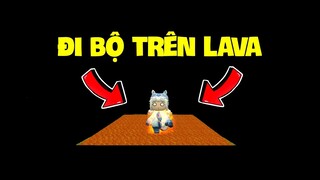 Hướng dẫn đi bộ trên Lava siêu dễ trong Mini World | Meowpeo TV