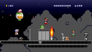 [16BIT] Airship Theme (Super Mario Bros.) - Super Mario Maker