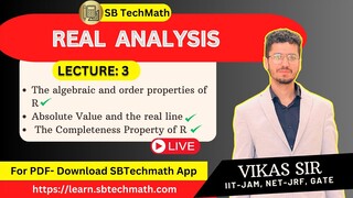 Basics of Real Analysis- Completeness of Real Numbers || #IITJAM #CUETPG #MSc #BSc