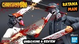 UNBOXING Chainsaw Man KATANA MAN SH Figuarts Bandai Review BR