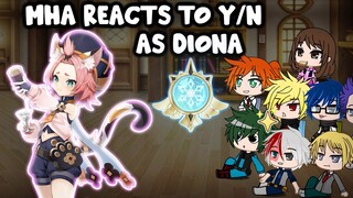 MHA/BNHA Reacts to y/n as Diona (Genshin Impact) || Gacha Club || Part 2