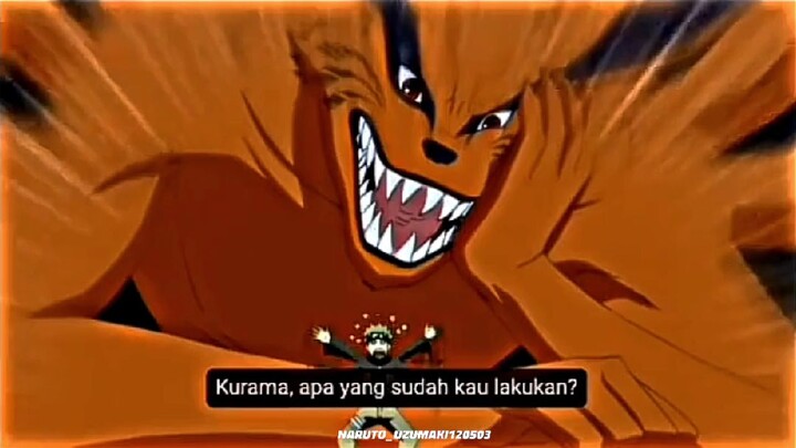 Kurama bikin Naruto panik🤭