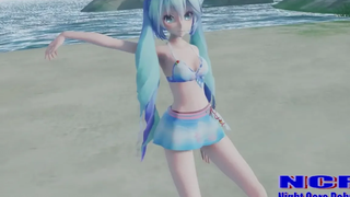 OMNY STYLE - การผจญภัยใต้ทะเลมืด Nightcore MMD NCR Release Swimsuit MikuLuka