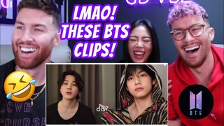 LMAO! bts clips to watch at 2am REACTION! 🤣💀