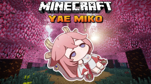Yae Miko but in Minecraft