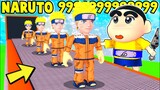 Shinchan Opened NARUTO Factory With His Friends In Roblox! Anime Tycoon