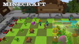 "Minecraft" X "Plants Vs. Zombies"