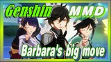 [Genshin  MMD]All the other characters have learned Barbara's big move?