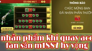 Free Fire| #19 Đẳng Cấp Nhân Phẩm Test Tỉ Lệ Vòng Quay Nhứ Ý Săn M1887 Hy Vọng Chỉ 1,2k Kim Cương