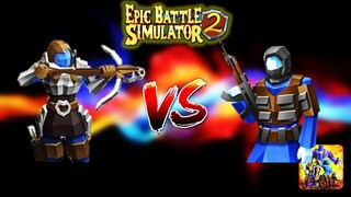 Epic Battle Simulator 2 | 120 CROSSBOWS VS 120 AK47!