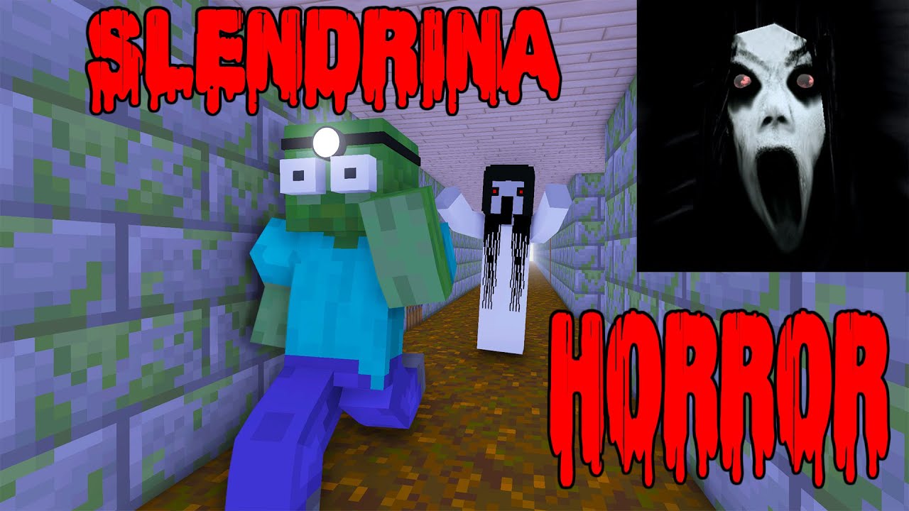 Monster School : Scary Slendrina Horror Funny Challenge - Minecraft  Animation - BiliBili