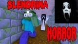 Monster School : Scary Slendrina Horror Funny Challenge - Minecraft Animation