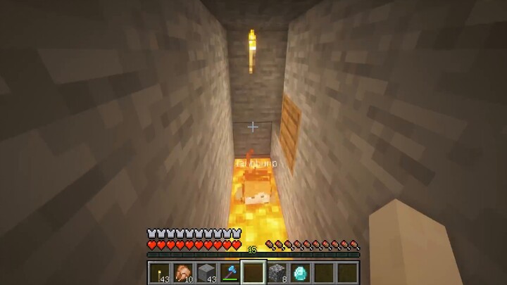 When you trade your friend's diamonds for iron ore...