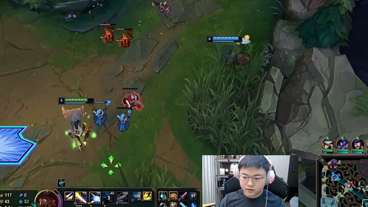 Mỏ neo thổi bay Siêu Thần Chương 371: Rookie's Clockwork R flash chặn lại trên không trung, Lucian c