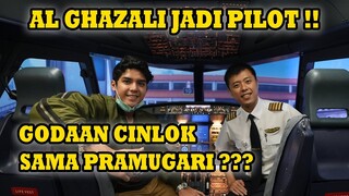 AL GHAZALI PENGEN JADI PILOT DAN BELI JET PRIBADI !! CAPT VINCENT KASIH BOCORAN GODAAN DI UDARA !!