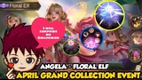 GETTING ANGELA - FLORAL ELF IN MY GF'S ACCOUNT AS A SURPRISE | GRAND COLLECTOR EVENT |MOBILE LEGENDS
